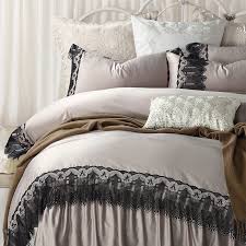 Sink into deep ruffles and pillows for true comfort and beauty. Sophisticated Khaki And Black Victorian Lace Design Vintage Shabby Chic Luxury Jacquard Satin Full Queen Size Bedding Sets Enjoybedding Com