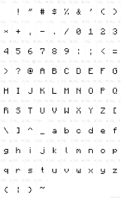 Discover the different types of fonts and how they are displayed. Minecraft Regular Font