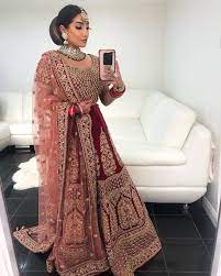 Anchal On Instagram When Jatindergrewalmua Turned Me Into A Full Indian Bride Indian Wedding Dress Bridal Lehenga Indian Bridal Outfits Indian Bride