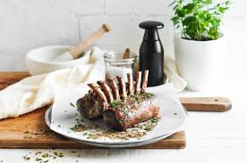 Roast Lamb Racks With Lemon And Garlic Eat Little Bird