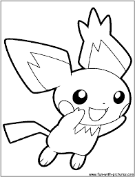 Pichu Coloring Page Pikachu Coloring Page Pokemon Coloring Cartoon Coloring Pages