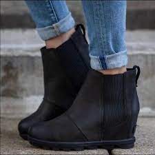 Shop 43 top sorel joan of arctic wedge ii boots and earn cash back all in one place. Women S Sorel Joan Of Arctic Wedge Ii Chelsea Boot Nl3022 Black 1808551 010 Ebay
