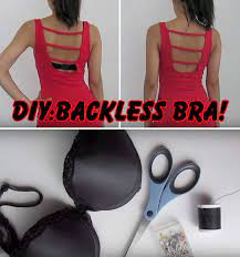 How To Make A Diy Backless Bra For Your Favorite Backless Dress Backless Bra Diy Diy Backless Backless Bra