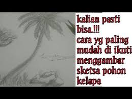 Gambar pohon pisang yang mudah digambar. Cara Gambar Pohon Kelapa Masnurul