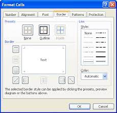 For a continuous line, choose one of the thicker styles from the line box. Changing The Color Of A Cell Border Microsoft Excel