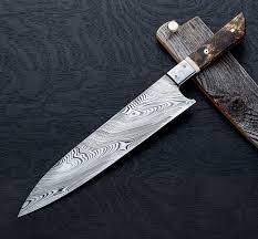 Stallion Damasteel Chef 250mm Eatingtools Com Chef Knife Japanese Kitchen Knives Knife