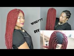 How To Make A Twist Wig Without Lace Frontal Xtrend Hair Youtube Wigs Diy Wig Crochet Braids Hairstyles
