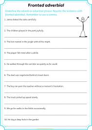 What Is A Fronted Adverbial Free Mat And Worksheets Adverbial Phrases Simple Present Tense Worksheets Worksheets