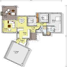 Once you make your way past the double volume entry porch, you'll be met by the lavish view of the cozy patio. Single Floor 3 Bedroom House Plans With Garage Novocom Top