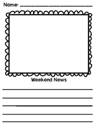 Frank ocean premieres sza the weekend remix at prep+ party. Weekend News Writing Paper By Mrs Difranco Teachers Pay Teachers