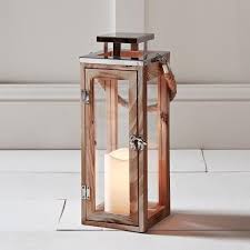 Grande Lanterne Bois Avec Bougie Led A Piles Achat Vente Photophore Lanterne Cdiscount