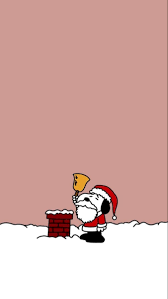 Download Snoopy Christmas Chimney Bell Wallpaper | Wallpapers.com