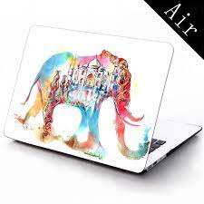 1414.1 canvas laptop sleeve elephant style computer carry bag case for asus hp. 13 64 Macbook Case Animal Plastic For Macbook Air 13 Inch Macbook Air 11 Inch Macbook Case Colorful Elephant Macbook Air Case