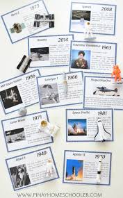 Free Space Exploration History Learning Cards Space Activities For Kids Space Lessons Earth And Space Science