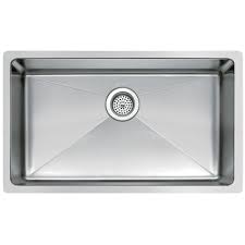 0 hole single bowl kitchen sink