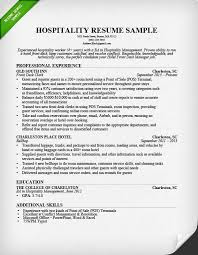 Resume Templates Hospitality Hospitality Resume Resumetemplates Templates Resume Writing Examples Job Resume Samples Good Resume Examples