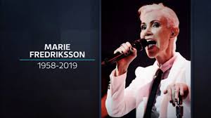 Hon var med i gruppen roxette tillsammans med per marie fredriksson fick en hjärntumör 2002. Marie Fredriksson Passes Away 1958 2019 Sweden Itv News 10th December 2019 Youtube