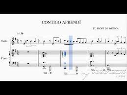 Que a semana já tem mais de sete dias fazer maiores minhas poucas. Contigo Aprendi Armando Manzanero Arreglo Para Piano Y Violin Partitura Youtube