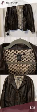 Pierre Cardin Genuine Leather Jacket Sz 3x Leather Jacket Genuine Leather Jackets Jackets