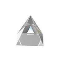 Pyramid Crystal, Optical Glass Triangular Prism, Energy Generator Prisms,  for Teaching Experiment Tool Light Spectrum Physics and Photo Photography  ...