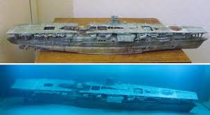 Wreck Of The Akagi Probably The Greatest Small Model You Have Ever Seen Akagi Greatful Aircraft Carrier
