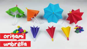 I recommend using origami paper if you want them to turn out nice, but regular paper will do fine for simple diagrams. Cara Membuat Payung Origami Kok Bisa How To Fold Umbrella Paper Easy Tutorial Wow Youtube