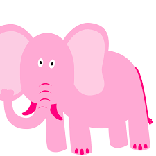 Free Free 100 Pink Elephant Svg SVG PNG EPS DXF File