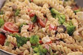 Pasta salad is easy to make. Festive Pasta Salad Your Lighter Side