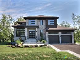 Maison Neuve A Vendre Boucherville 1295 Rue Du Boise Immobilier Quebec Duproprio Modernes Haus Aussen Haus Aussendesign Hauswand