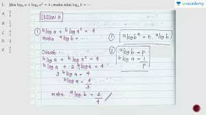 Soal Logaritma Sbmptn Cara Golden
