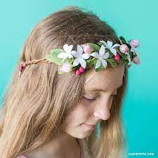 Today we're sharing some of our favorite diy crowns with you (while wearing one as this. Paper Flower Fairy Crown Lia Griffith