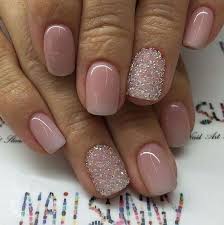 81 Dark Fashion Nail Colors For New Years Koees Blog Pink Gel Nails Rhinestone Nails Ombre Nails