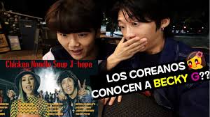 Let it rain no more, i clear it out. Chicken Noodle Soup J Hope Feat Becky G Nos Encanto Un Chorro Youtube