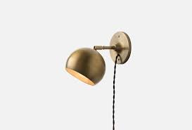 Attached to the cord is an on/off switch and. 10 Easy Pieces Plug In Wall Task Lights Remodelista