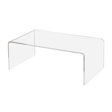 Amazing gallery of interior design and decorating ideas of cb2 peekaboo clear coffee table in closets, living rooms, girl's rooms, entrances/foyers, basements by elite interior designers. 41 Off Cb2 Cb2 Peekaboo Acrylic Coffee Table Tables