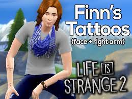 This is a standalone item. Travispeter S Life Is Strange 2 Finn Face And Arm Tattoos