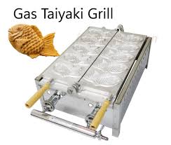 Taiyaki Authentic Gas Grill -Expertly Crafted Cast Mold -Fish-shaped  Pastries