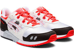 Basket asics gel lyte : Men S Gel Lyte Iii Og White Flash Coral Sportstyle Asics