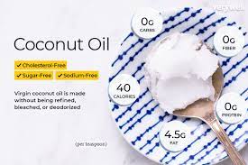 Coconut Oil Nutrition Calories And Health Benefits
