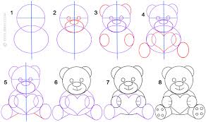 Teddy bear colouring book is a free coloring game for kids games or adults specially anybody love teddy and to color, draw or paint the teddy bear. How To Draw A Teddy Bear Step By Step Pictures