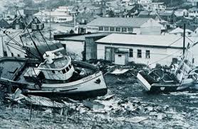 The undersea source of tsunami waves that devastated a remote alaska village following the 1964 great alaska earthquake. Tsunamis In The World