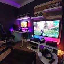 30 Cozy Game Room Ideas For Your Home Housedcr Boys Game Room Computer Gaming Room Video Game Rooms