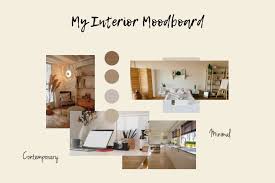 Interior Design Minimal Moodboard Poster Temp Template Postermywall