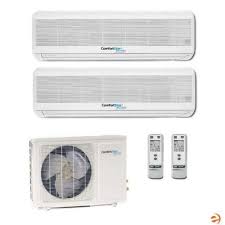 These air conditioners with heat pumps are great for spot cooling an area of your home. Cmo28b 3 Cmi09bx2 Dual Zone Wall Mounted Mini Split Heat Pump 18 00 By Comfortstar 2460 95 Comfortstar Cmo28b Ductless Mini Split Barn Loft Ideas Ductless