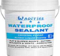 Waterproof Sealant Clear 2L(70 oz), Wadities Wall Bathroom ...