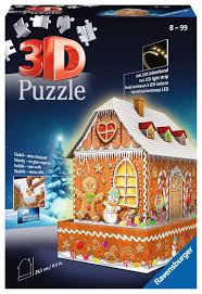 Check spelling or type a new query. 3d Gingerbread House Night Edition 216 Pc 3d Ravensburger Kite And Kaboodle