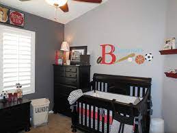 All the baby boy nursery decor and what seems like endless color scheme options can be daunting! Sports Themed Nursery Design Ideas Baby Boy Room Nursery Baby Boy Room Decor Baby Boy Nursery Sports
