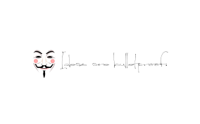 Ideas Are Bulletproof V Is For Vendetta Tatuagens