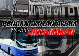 Pengangkutan di malaysia mula dimajukan semasa pemerintahan penjajahan british, dan rangkaian pengangkutan negara ini kini luas dan maju. Pengangkutan Awam Wajar Diutamakan Seribu Ombak