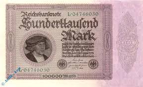 But this rapid inflation, greater than any yearly inflation in the history of the united states the rapid increase in german inflation can be seen in the postage stamps that were issued during this period. Inflation Deutschland 1923 Reichsbanknote 100 000 Mark Schein Kfr Deu 93 A Ros 82 P 83 Unc 1 To 1 Ma Shops